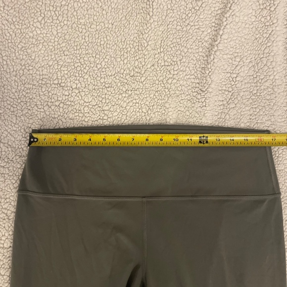Lululemon Wunder High Rise Tight Leggings Dark Olive Green Size 16 - Picture 3 of 7